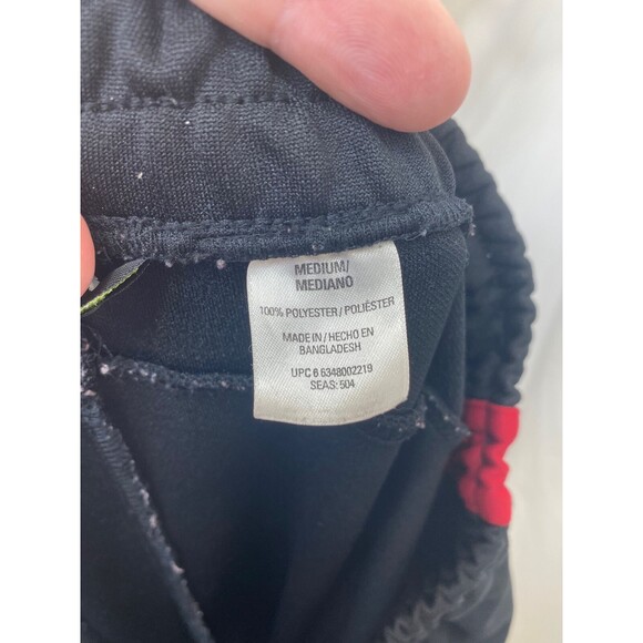 Athletech Men's Track Pant's Black Red and White Athletic Size Medium - Picture 5 of 5